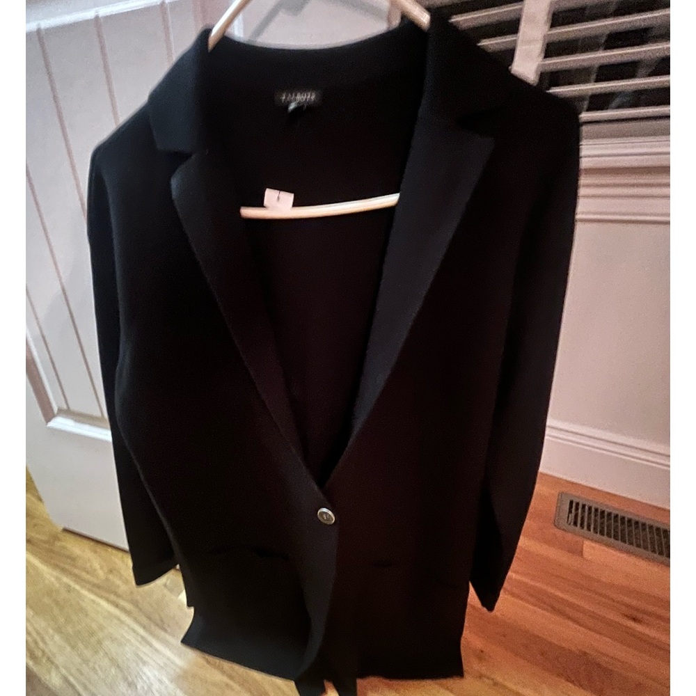 Talbots Classic Black Blazer - image 1